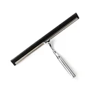 Simple and effective telescopic roof Stainless Steel cleaning 2 in 1 window glass cleaning brush