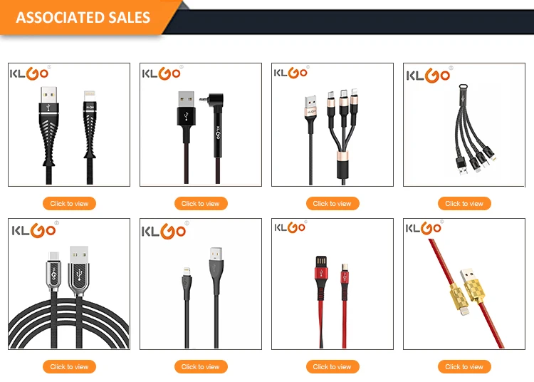 KLGO 3 in 1 Usb Data Cable Type-c High Speed 3 in 1 Data Line Charging Cable - ANKUX.COM