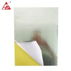 Metallic Self Adhesive Label Sticker Gold silver Aluminum foil paper material