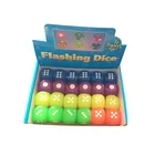 Hot-sale TPR LED Toy Balls 2.5 CM Flashing Dice Bouncy Ball