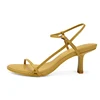 2019 latest cross-strap stiletto heel ladies chappal brand name women new style sandal sale