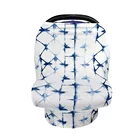 Stretchy Soft Boys Girls Gender Neutral Baby Car Seat Cover Canopy Breastfeeding Nursing Cover