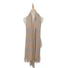 wholesale winter custom cashmere grid long scarf