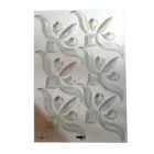 Glass Bevels Stained Glass Golden Yellow Coated Faceted Beveled Glass Pieces Stained Bevelling Glass Squares