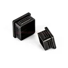 End Caps Threaded Plastic End Caps Threaded Square Tube Pipe Plastic End Caps