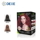 Wholesale Natural Ginseng Essence Instant Black Color Hair Dye Shampoo Anti White Hair