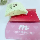bandana gift paper box packaging for scarf pillow shape
