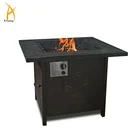 Steel Fire Pit Outdoor Table Stamped Steel Gas Fire Pit Outdoor Fire Table