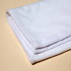 Good Quality Custom Soft Plain White 50% Cotton Hotel hand/face/bath towels for bathroom