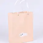 Shopping White Food Kraft Paper Packaging Bag
