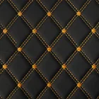 1.8M Width Embroidery Quilted Diamond Stitching Leather For Car Seat Cover Making