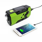 midland am fm mini portable flashlight hand crank solar survival kit radio