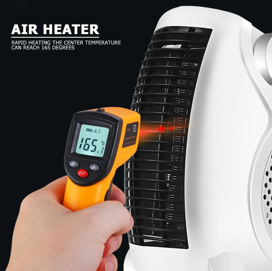 Automatic Temperature Control Fan, Portable, 220V, 800 W - detail 12