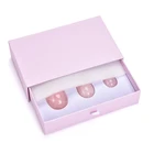 Natural Black Obsidian Crystal Semi Precious Stone Egg Jade Massage Yoni Eggs For Vaginal Exercise