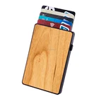 Wallet 2020 Promotional Wooden Cardholder Multiple Wallet