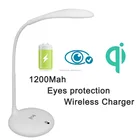 Ivy flexible dimmable led daylight desk study table lamp with wireless charger dimmable walmart