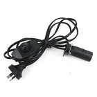 salt lamp cock switch power cable cord
