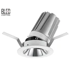 Adjustable RA80/RA90 15W/18W COB Anti-glare Spot Light ceiling ip65 recessed module led downlight