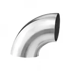 Polished 90 Degree Pipe Fitting 304 316 Stainless Steel Elbow