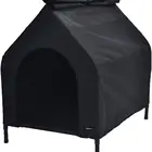 Amazon Basics Elevated Portable Pet House,Outdoor Dog House,Dog Kennel
