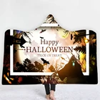 Free shipping Halloween indoor personality men's towel ladies towel custom printed beach craft hooded towel adult