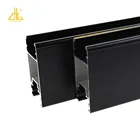Hot selling aluminum u channel shaped brass extrusion glass shower profiles