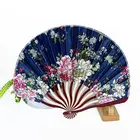 Hand Fan Fan Promotion High Quality Guarantee Royal Blue Hand Fan For Wedding Usb Hand Fan