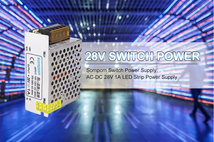Sompom 28V Single Output 1A 28W power supplies switching for 3D Printer