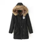 walson S-XXXL Womens Red Warm Long Winter Fur Jacket Yellow Blazer Parka Hoodie Coat