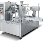 Automatic Preformed Doy Standup Stand Up Ziplock Pouch Gusset Bag Fill Seal Packing Machine