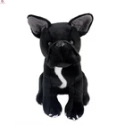 Black Best Selling 15 Inch Black Realistic Lovely Big Ears Plush Dog Toy