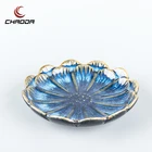 Chaoda 4.5 inch blue glazed Small plate Ceramics Side dish porcelain dinnerware sets