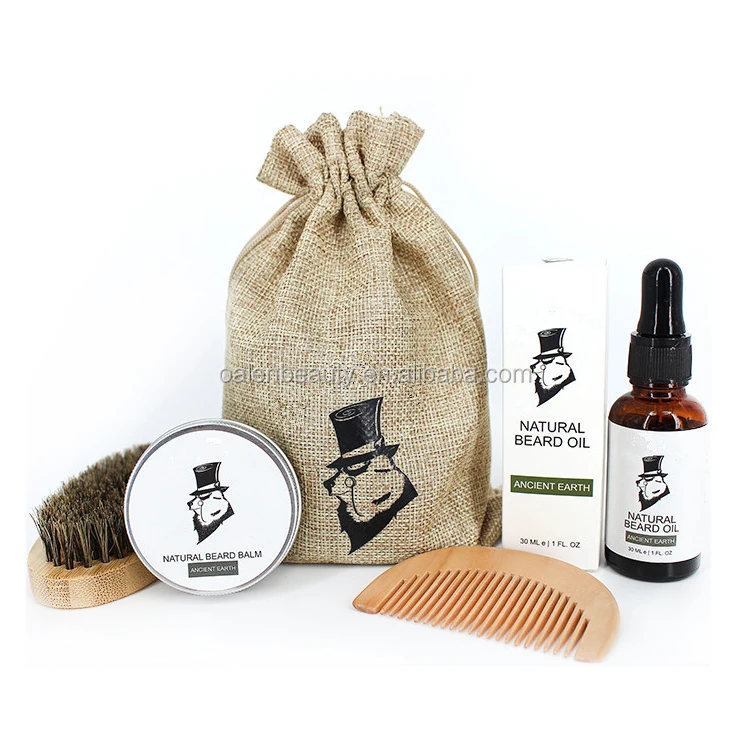 beard kit brush and moustache comb set organic men grooming kit
