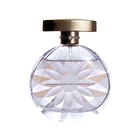 Best price New arrival Best selling round 50ml glass perfume bottle with cap