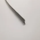 JYD 5.5*4 black silicone waterproof felt pile door seal weather stripping