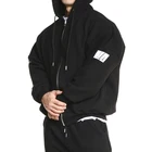 Men Autumn Fashion Pullover Blank Sportswear Sweatshirt Men's Tracksuits Black Hoodies