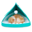Fashion Soft Warm Pet felt Nest Pet Cave Bed