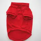 Dog Red Factory Direct Sale Luxury New Dog Christmas Snowman Bright Red T-shirt Pet Breathable Clothes