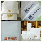 Terry Towel Plain White Terry Embroidery Printing Jacquard Pure Cotton Towel Custom