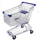 Hot sale unfolding shopping trolley cart for supermarket HAN-A125 D134