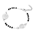 Virgin Mary Charm Bracelet Long Rosary Beads Bracelet Religious Women Jewelry