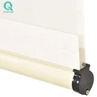 QINGYING Factory customized soundproof waterproof windproof window zebra roller blinds for offices
