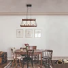 industrial style semi flush steampunk dinning room house metal wood ceiling light fitting