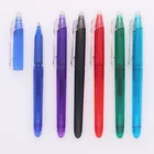 Muti-color assorted custom logo promotional plastic erasable gel ink pens