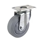 Excellent Quality Medium Duty Rollers Caster Wheel Fixed For Stainless Steel Trolley