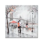 Landscape Oil Painting Hand Painted Abstract Canvas Art Texture Picture Framed Modern Artwork Decor