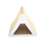 China new products cat scratch board safety vertical interactive cat toy