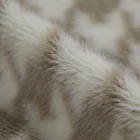 Design Rabbit Fur Special Design Clipped Rabbit Fur Fabric Fake Luxury Shag Fabric