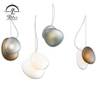 2020 European style Indoor decor vintage glass lampshade metal pendant light
