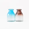 Colorful blue vases glass vases wholesale cheap for flower arrangements glass vases